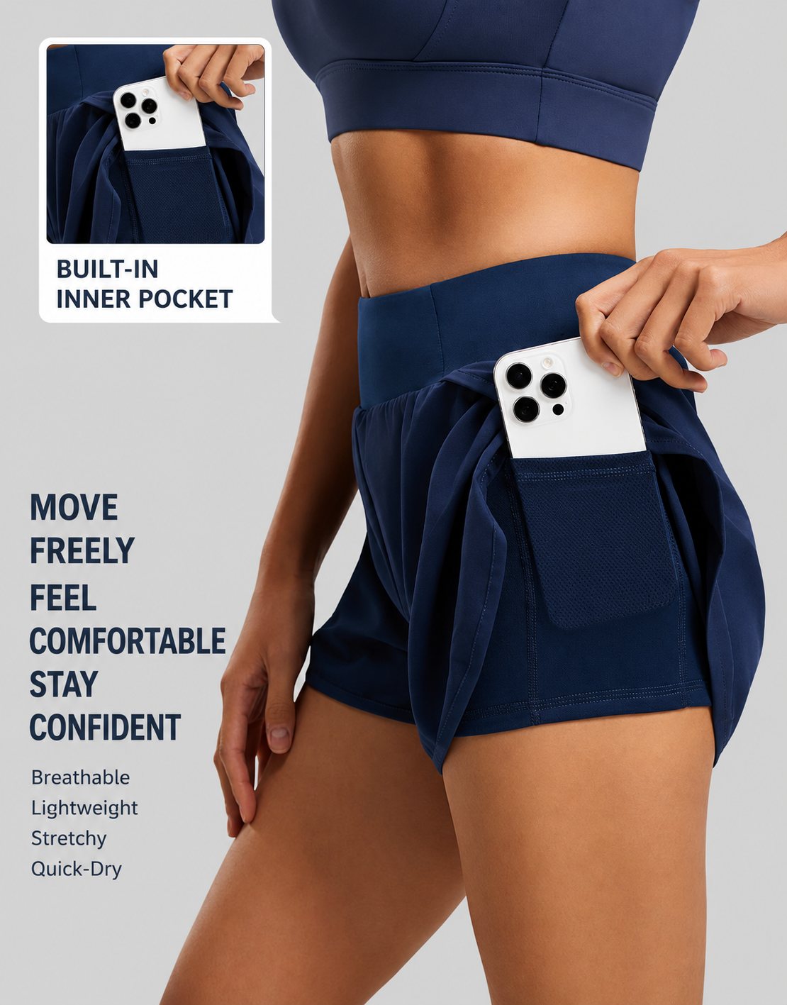 CloudPocket Pocket Running Shorts