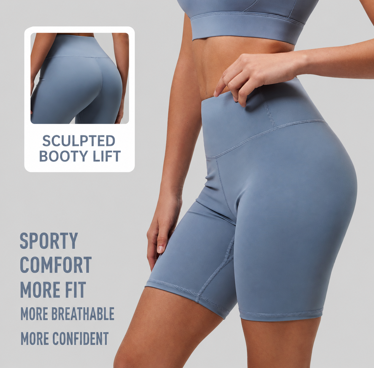 CloudLift High-Waisted Biker Shorts