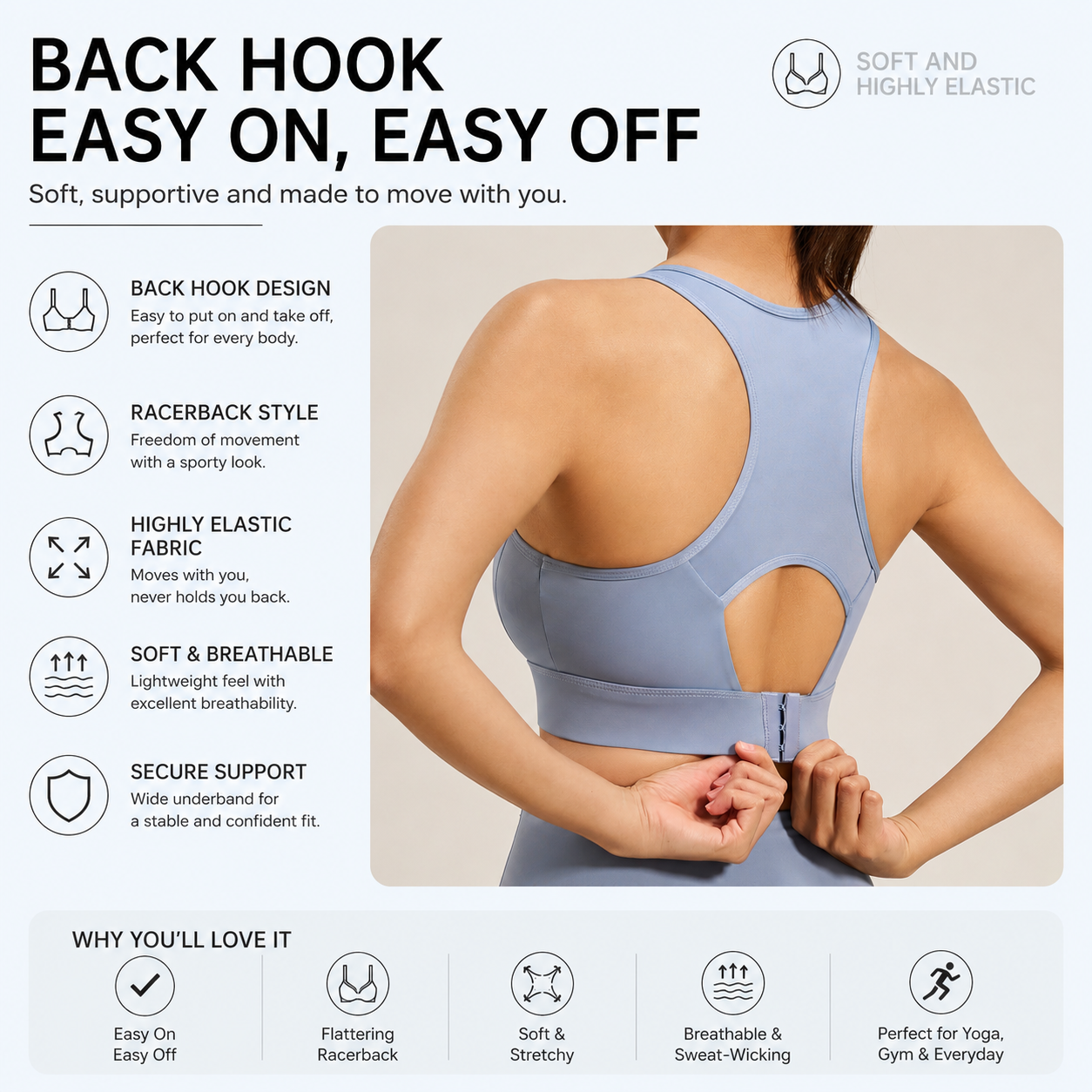 CloudFlow High Support Performance Bra